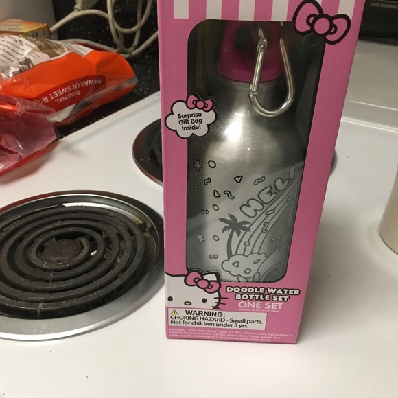 Hello Kitty Other - Hello kitty doodle water bottle